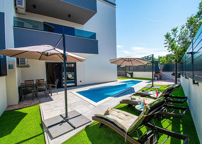 Rose With A Pool In *